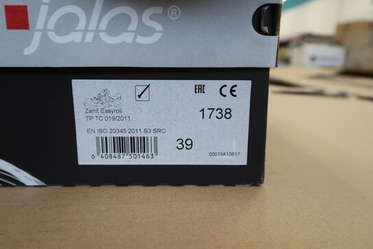 2 Par Jalas | Sikkerhedssko | Sort | 39 Model nr: 1530486