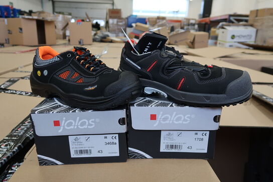 2 Par Jalas | Sikkerhedssko | Sort | 43 Model nr: 1531072