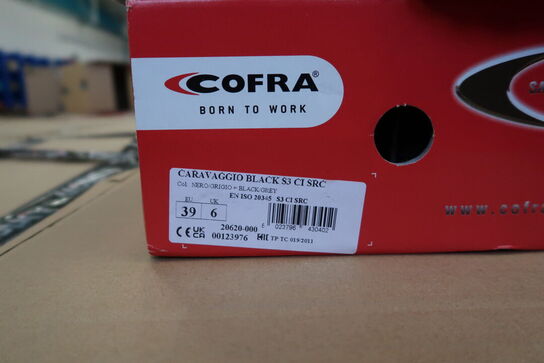 1 Par Cofra | Sikkerhedssko | Sort | 39 Model nr: 256674