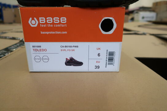 1 Par Base | Base Toledo sikkerhedssko S1P | Sort/rød | 39 Model nr: 1713222