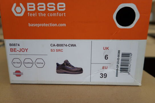 1 Par Base | Be-Joy Sikkerhedssko | Grå/blå | 39 Model nr: 1747844