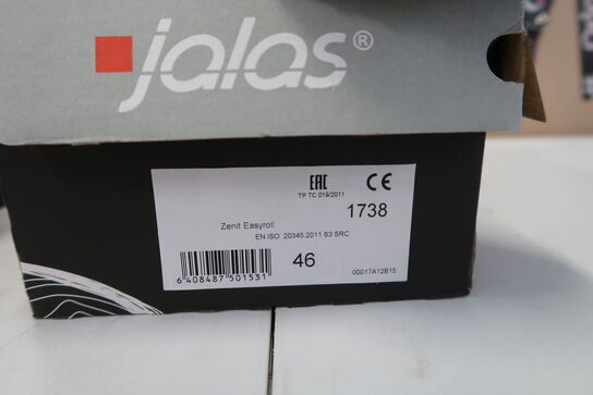 3 Par Jalas | Sikkerhedssko | Sort | 46 Model nr: 1530493