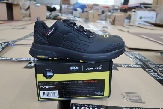 1 Par Airtox | AIRTOX Safety Shoe BAT.ONE | Sort/gul | 39 Model nr: 1780321