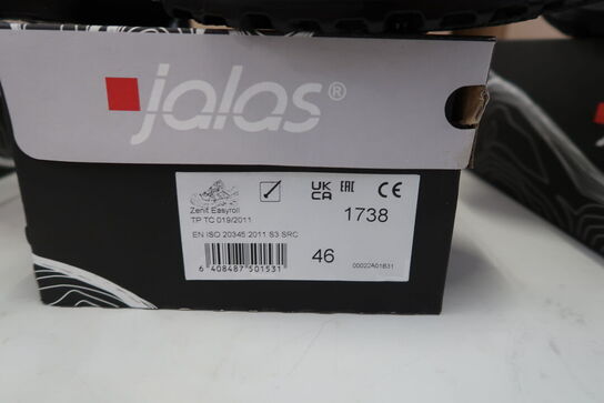 3 Par Jalas | Sikkerhedssko | Sort | 46 Model nr: 1530493