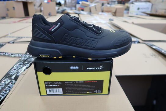 1 Par Airtox | AIRTOX Safety Shoe BAT.ONE | Sort/gul | 46 Model nr: 1780328