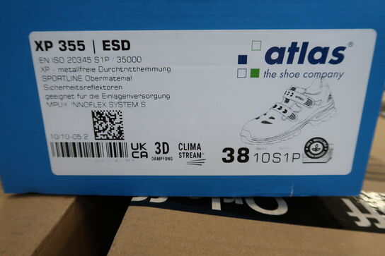1 Par Atlas I Sikkerhedssko XP 355 I 38