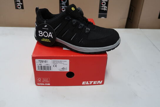 1 Par Elten | Maddox BOA® Black-Grey Low Sko | Sort | 40 Model nr: 574849