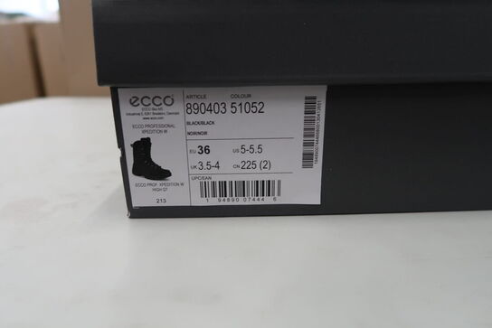 1 Par ECCO I Sikkerhedssko I Sort I 36 Model nr: 1350883