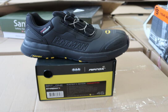 1 Par Airtox | AIRTOX Safety Shoe BAT.ONE | Sort/gul | 46 Model nr: 1780328