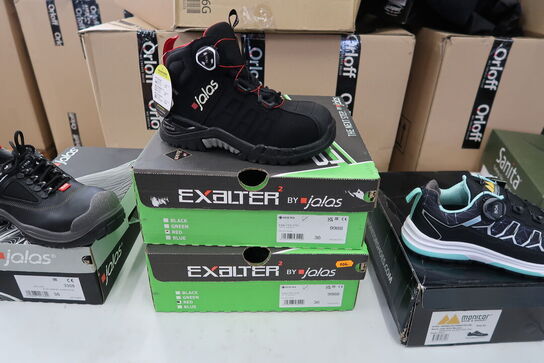 4 Par Jalas, Monitor I 4 Par  Sikkerhedssko I Sort I 36