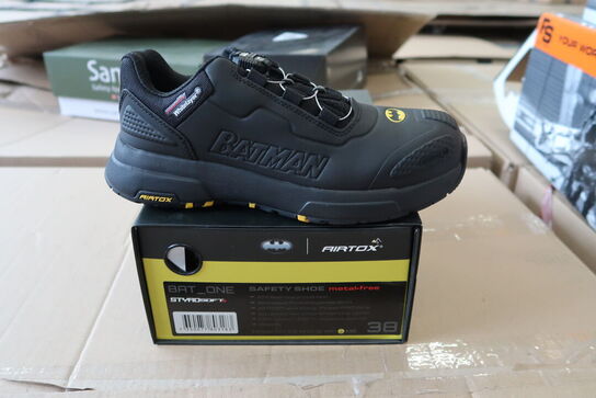 1 Par Airtox | AIRTOX Safety Shoe BAT.ONE | Sort/gul | 38 Model nr: 1780320