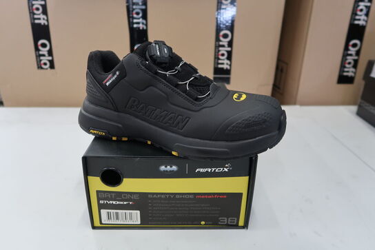 1 Par Airtox | AIRTOX Safety Shoe BAT.ONE | Sort/gul | 38 Model nr: 1780320