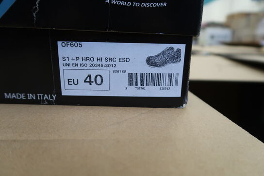 1 Par O workwear | Sikkerhedssko | Sort | 40 Model nr: 574888