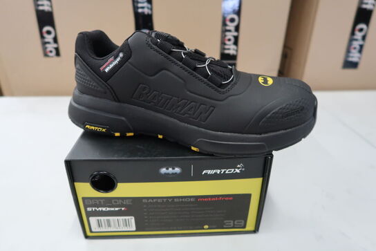1 Par Airtox | AIRTOX Safety Shoe BAT.ONE | Sort/gul | 39 Model nr: 1780321