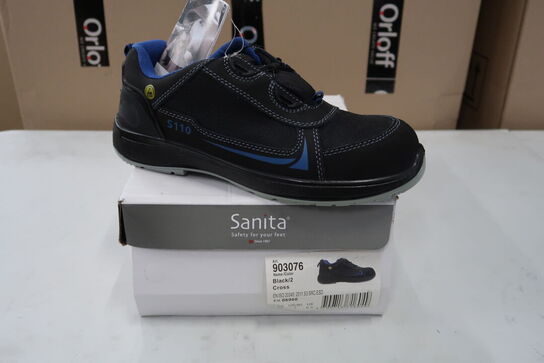 1 Par Sanita | Sikkerhedssko | Sort | 40 Model nr: 529178