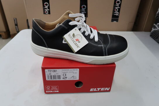 1 Par Elten | Shadow Low Sikkerhedssko | Sort | 46 Model nr: 256363