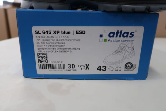 1 Par Atlas I Sikkerhedsko SL 645 XP I Blå I 43