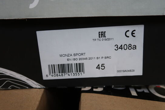 1 Par Jalas | Sikkerhedssandal | Sort | 45 Model nr: 1531026