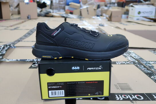 1 Par Airtox | AIRTOX Safety Shoe BAT.ONE | Sort/gul | 47 Model nr: 1780329
