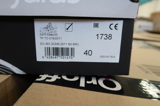 1 Par Jalas | Sikkerhedssko | Sort | 40 Model nr: 1530487