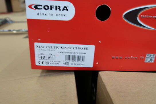 1 Par Cofra | Sikkerhedssko New Celtic | Sort | 40 Model nr: 256712