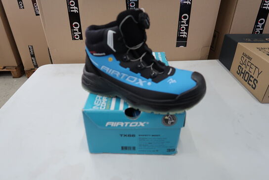 1 Par Airtox | Støvlet S3 AIRTOX TX66 ESD U-turn | Sort/lys blå | 39 Model nr: 512327