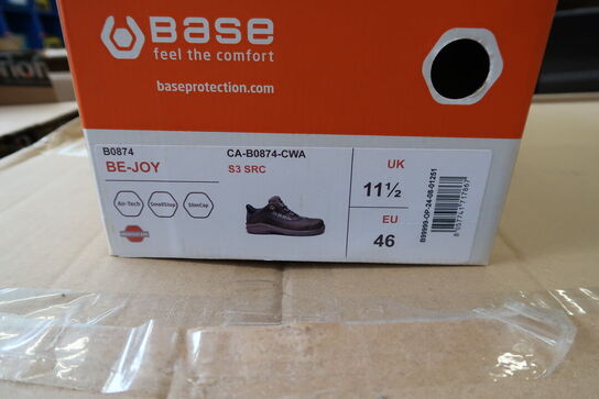 1 Par Base | Be-Joy Sikkerhedssko | Grå/blå | 46 Model nr: 1747851