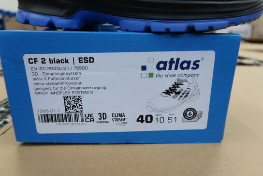 1 Par Atlas I Sikkerhedssko CF 2 ESD I Sort I 40