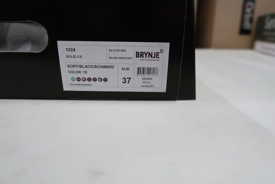 1 Par Brynje | PU Gummistøvle | Sort | 37 Model nr: 1679633