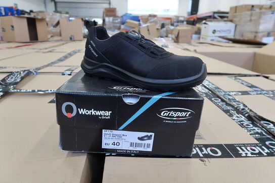 1 Par O workwear | Sikkerhedssko | Sort | 40 Model nr: 526513