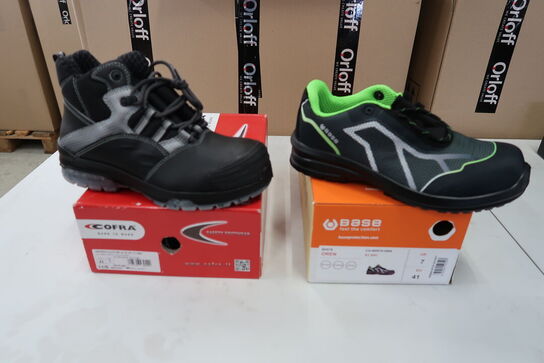 2 Par Cofra, Base I Sikkerhedsskp I Sort/grøn I 41