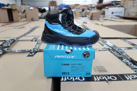 1 Par Airtox | Støvlet S3 AIRTOX TX66 ESD U-turn | Sort/lys blå | 39 Model nr: 512327