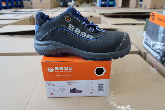 1 Par Base | Be-Joy Sikkerhedssko | Grå/blå | 41 Model nr: 1747846