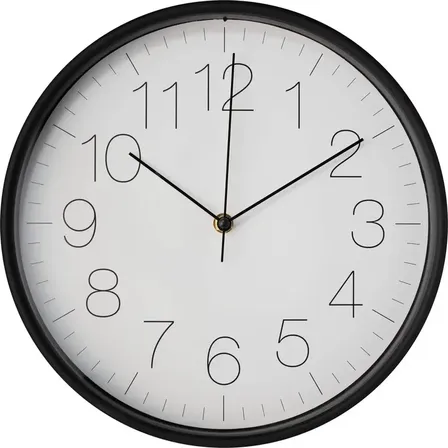 3 stk. blokker plastik vægur 30 cm sort, hvid og grå(ubrugt)