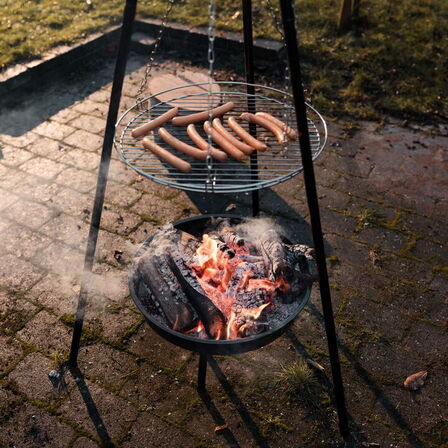 3 stk. bålsted tripod ø49cm(ubrugt)