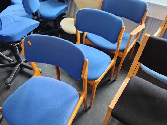 Tre Erik Buch stole samt en 7'er stol