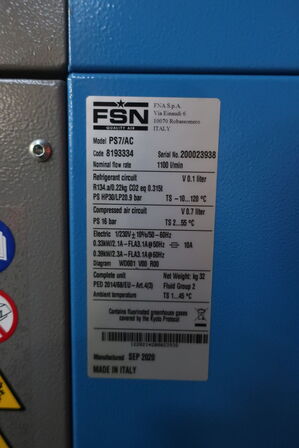 Skruekompressor FSN PS7/AC