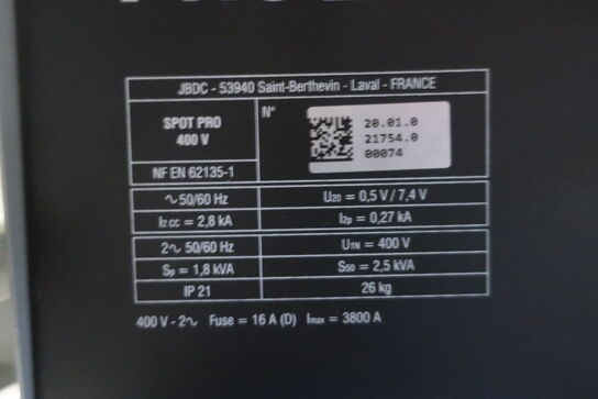 IMS-spotter på vogn SPOT PRO 400 V