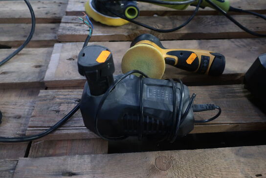 Slibemaskine MIRKA ARP-B 300NV samt 2 batterier og 1 lader