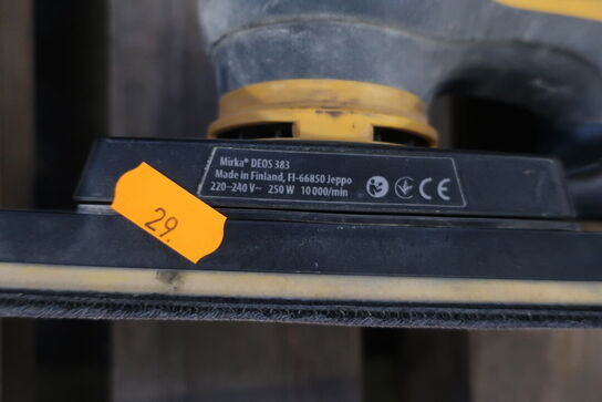 Slibemaskine MIRKA DEOS 383