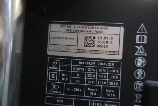 Svejseapparat IMS PRO CarPulse 220-M3