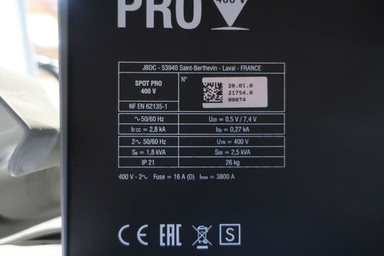 IMS-spotter på vogn SPOT PRO 400 V