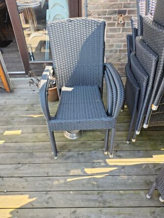 Fire stole. Polyrattan. 