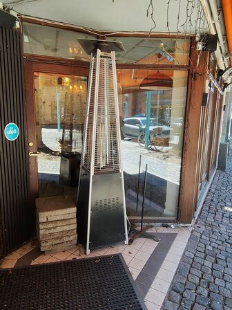 Terrassevarmer inkl. Gasflaske