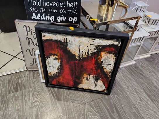 Lanterner og små billeder/skilte