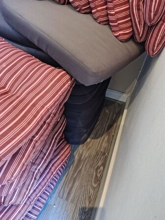 Parti hynder til havemøbler