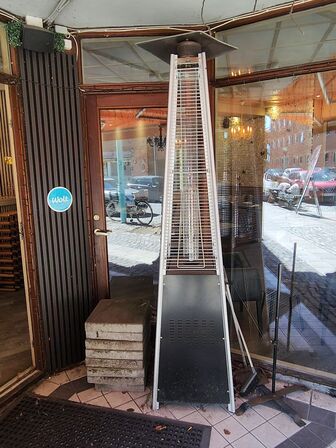 Terrassevarmer inkl. Gasflaske