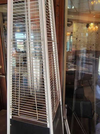 Terrassevarmer inkl. Gasflaske