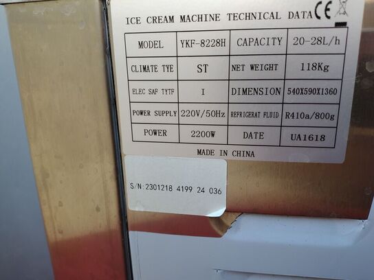 SoftIce maskine. Se tekst.  VEVOR