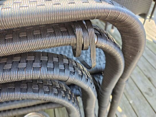 Fire stole. Polyrattan. 